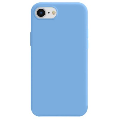 Coque Antichoc Premium pour iPhone 7 / 8 / SE 2020 Collection Color Skin en TPU Bleu ciel