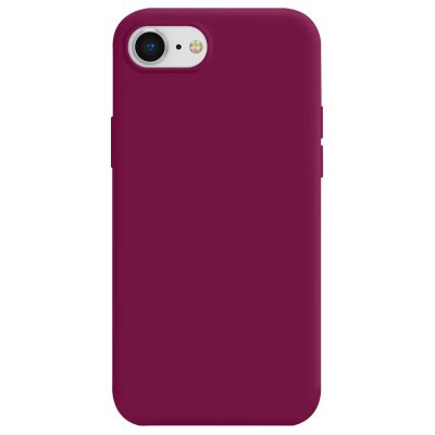 Coque Antichoc Premium pour iPhone 7 / 8 / SE 2020 Collection Color Skin en TPU Bordeaux