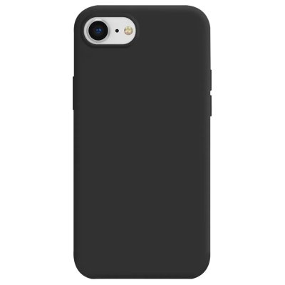 MOXIE Coque Antichoc Premium pour iPhone 7 / 8 / SE 2020 Collection Color Skin en TPU Noir