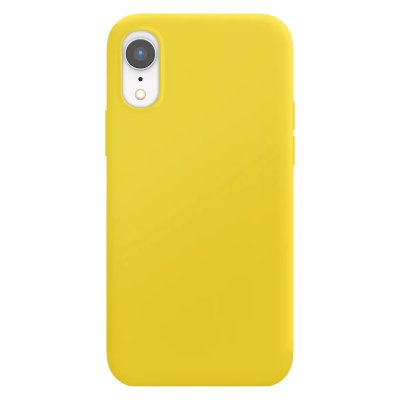 MOXIE Coque Antichoc Premium pour iPhone XR Collection ColorSkin en TPU Jaune