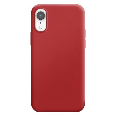 MOXIE Coque Antichoc Premium pour iPhone XR Collection ColorSkin en TPU Rouge
