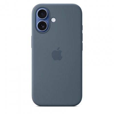 APPLE Coque  en silicone avec MagSafe bleu maritime pour iPhone 17