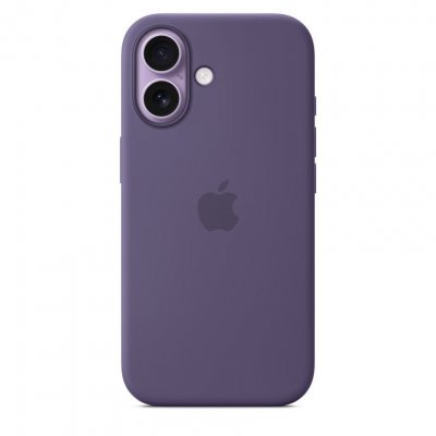 APPLE Coque  en silicone avec MagSafe brume violette pour iPhone 17