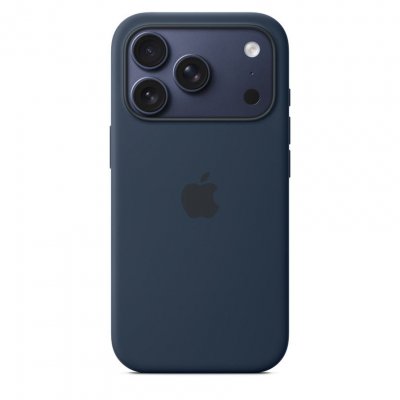 APPLE Coque  en silicone avec MagSafe minuit pour iPhone 17 Pro