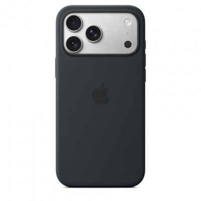 APPLE Coque  en silicone avec MagSafe noir pour iPhone 17 Pro Max