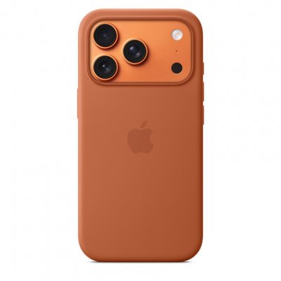 APPLE Coque  en silicone avec MagSafe terracotta pour iPhone 17 Pro