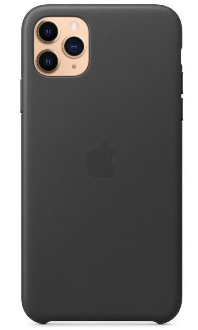 APPLE Coque  iPhone 11 Pro Max Cuir Noir