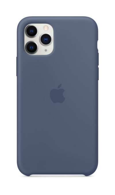 APPLE Coque  iPhone 11 Pro Silicone Bleu Alaska