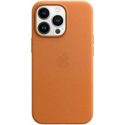 APPLE Coque  iPhone 13 Pro Cuir marron MagSafe 