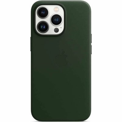APPLE Coque  iPhone 13 Pro Max Cuir vert MagSafe Vert 