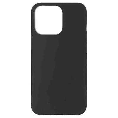 AVIZAR Coque Apple iPhone 13 Pro Max R&eacute;sistante Silicone Gel Flexible Fine L&eacute;g&egrave;re Noir 