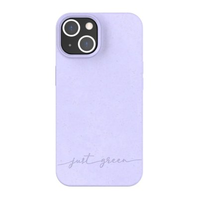 JUST GREEN Coque Apple iPhone 14 Natura Lavande - Eco-con&ccedil;ue  - Neuf