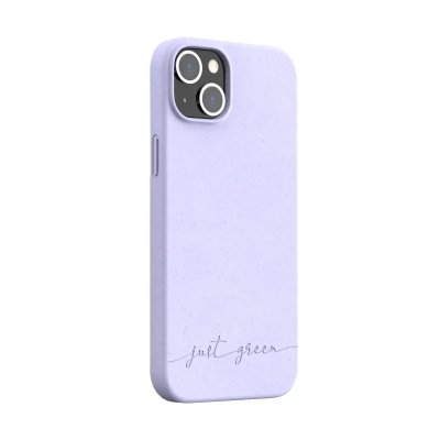 JUST GREEN Coque Apple iPhone 14 Plus Biod&eacute;gradable Lavande  - Neuf