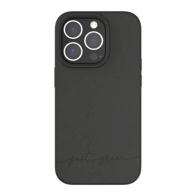 JUST GREEN Coque Apple iPhone 14 Pro Biod&eacute;gradable Noire  - Neuf