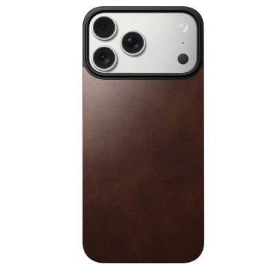 NOMAD Coque Arri&egrave;re En Cuir Horween Pour iPhone 17 Pro Max 
