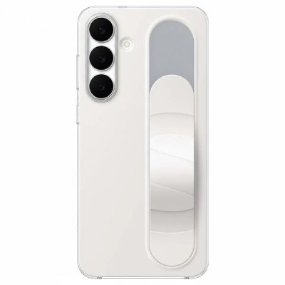 SAMSUNG Coque arri&egrave;re originale Standing Grip  Galaxy S25 FE - Blanc