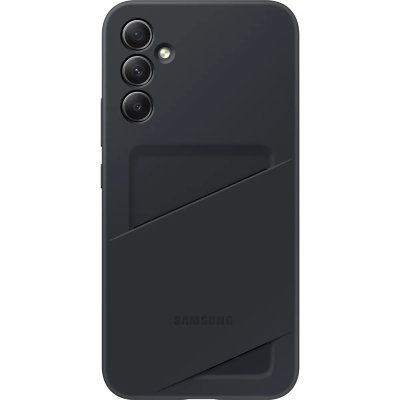 SAMSUNG Coque arri&egrave;re  avec porte-carte Galaxy A34 5G Noir