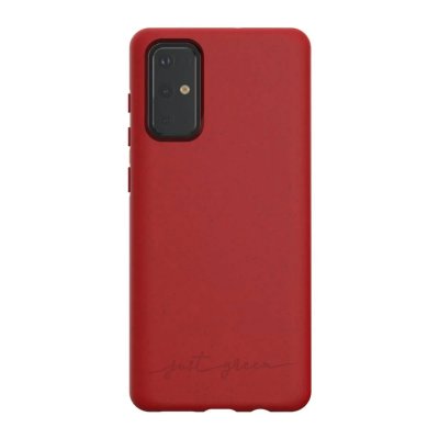 JUST GREEN Coque Biod&eacute;gradable Rouge pour Samsung G S20  - Neuf