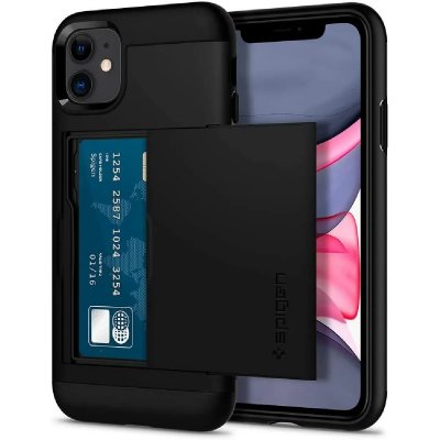 SPIGEN Coque de protection Slim Armor CS pour iPhone 11 - Noir - Neuf