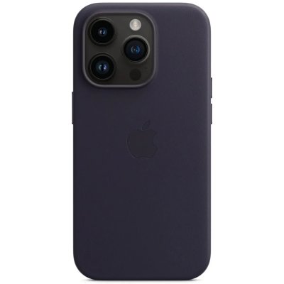APPLE Coque en cuir avec MagSafe pour  iPhone 14 Pro Encre violette