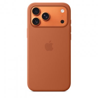 APPLE Coque en silicone avec MagSafe  iPhone 17 Pro Max - Terracotta