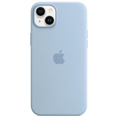 APPLE Coque en silicone avec MagSafe pour  iPhone 14 Plus Bleu Ciel