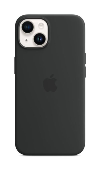 APPLE Coque en silicone avec MagSafe pour iPhone 14 - Minuit