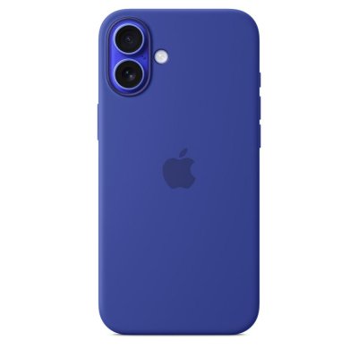 APPLE Coque en silicone avec MagSafe pour iPhone 16 Plus Outremer 