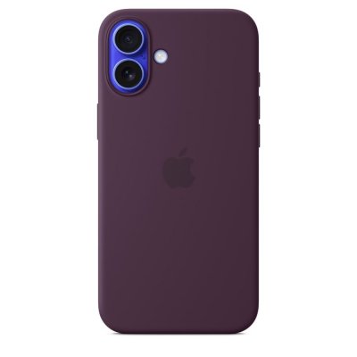 APPLE Coque en silicone avec MagSafe pour iPhone 16 Plus Prune 