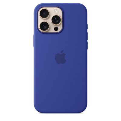 APPLE Coque en silicone avec MagSafe pour iPhone 16 Pro Max Outremer 