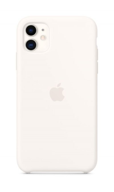 APPLE Coque en silicone pour iPhone&nbsp;11 Blanc