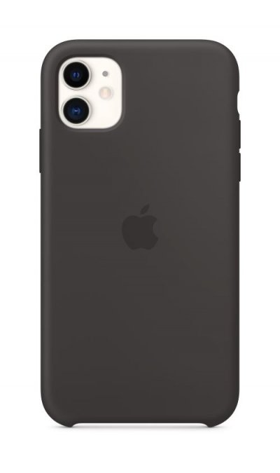APPLE Coque en silicone pour iPhone&nbsp;11 Noir