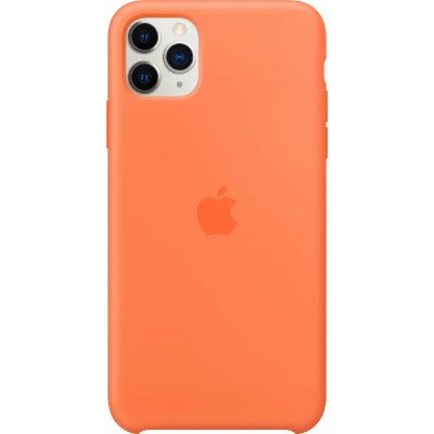 APPLE Coque en silicone pour iPhone 11 Pro Max P&ecirc;che - Neuf