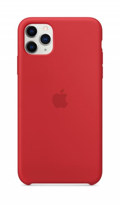 APPLE Coque en silicone pour iPhone 11 Pro Max Rouge