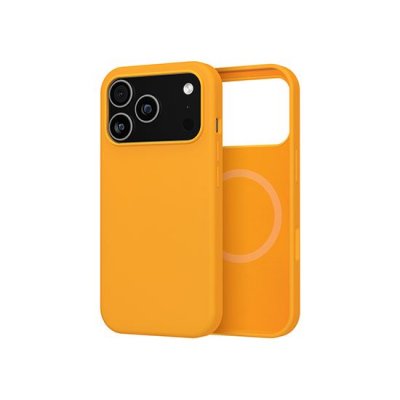WEFIX Coque en Silicone  MagSafe Orange pour iPhone 17 Pro Max