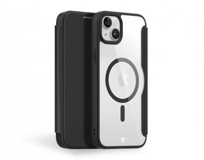 FORCECASE Coque et &eacute;tui t&eacute;l&eacute;phone mobile  Folio Magsafe IP15 Plus Noir