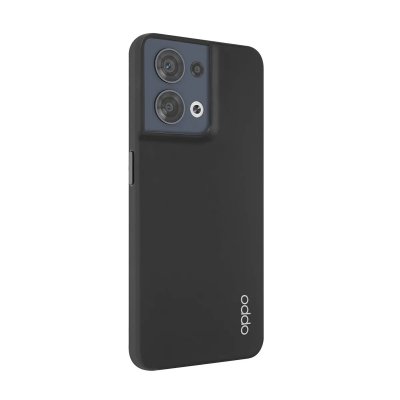 OPPO Coque et &eacute;tui t&eacute;l&eacute;phone mobile  Coque Silicone Reno 8 Lite Noir