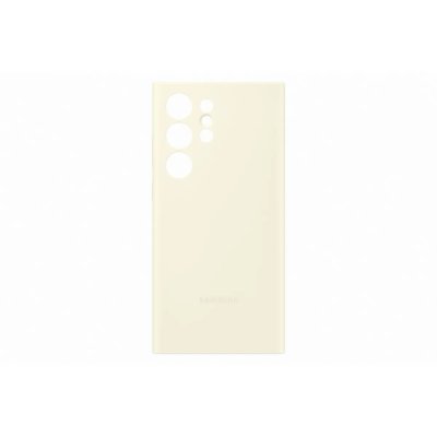 SAMSUNG Coque et &eacute;tui t&eacute;l&eacute;phone mobile  Coque Silicone S23 Ultra Blanc