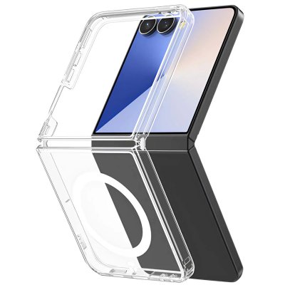 FORCE CASE Coque  Slim Magnet transparente pour Samsung Galaxy Z Flip7