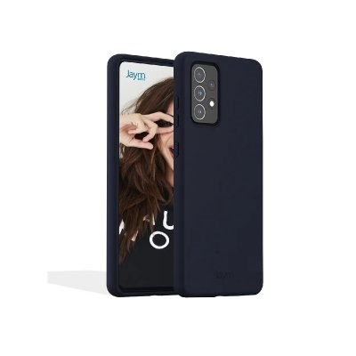 JAYM Coque Galaxy A03S Silicone Bleu