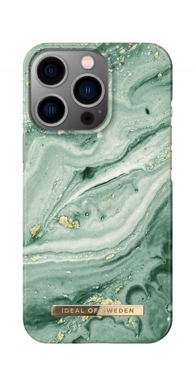 IDEAL OF SWEDEN Coque  pour iPhone 14 Plus Marbre Vert