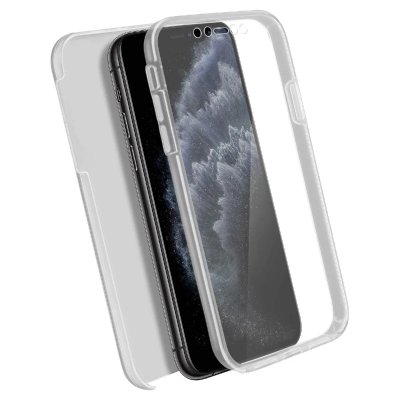 AVIZAR Coque iPhone 11 Pro Max Arri&egrave;re Rigide Int&eacute;gral Avant Souple transparent