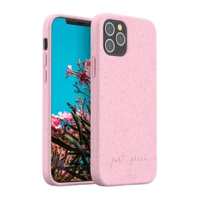 Coque iphone 12 / 12 pro natura baby pink - eco-con&ccedil;ue just green