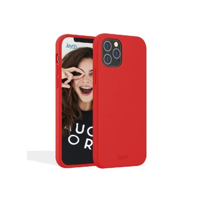Coque iPhone 12 Pro Max Silicone Rouge