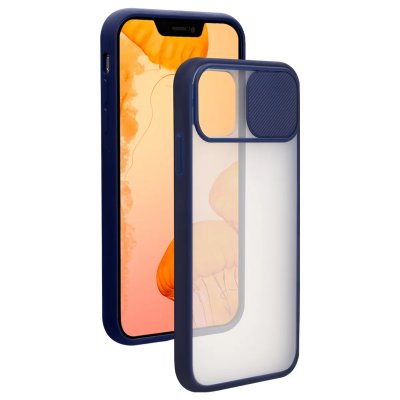 BIGBEN CONNECTED Coque iPhone 13 mini Slide Contour Bleu Bigben - Neuf