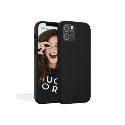 JAYM Coque iPhone 13 Pro Max Silicone Noir