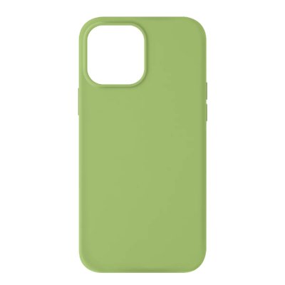 AVIZAR Coque iPhone 13 Pro Max Silicone Semi-rigide Finition Soft-touch vert tilleul
