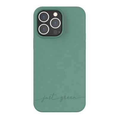 JUST GREEN Coque iphone 14 pro max natura night green - eco-con&ccedil;ue 