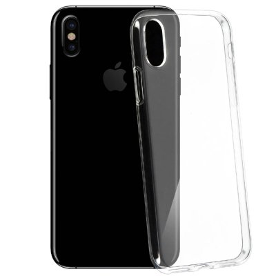 AVIZAR Coque iPhone X / XS Protection silicone gel transparente ultra-fine