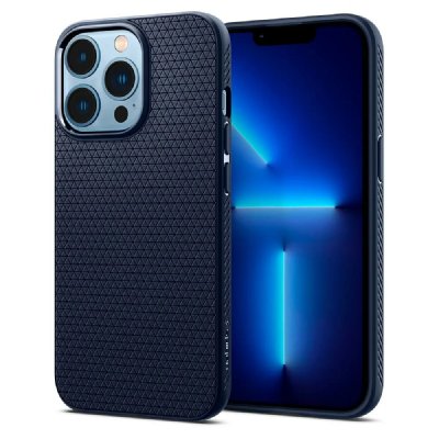 SPIGEN SGP Coque Liquid Air pour iPhone 13 Pro Bleue Marine